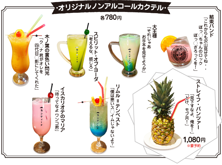ノンアルコールオリジナルカクテル